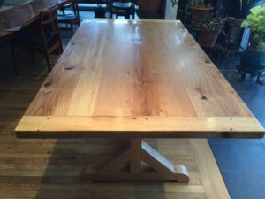 Larry Ricci Oak Trestle Table
