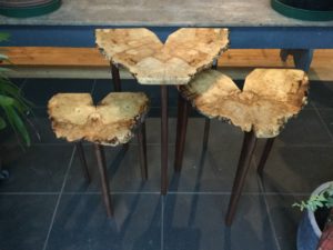 Larry Ricci Maple Nesting Tables